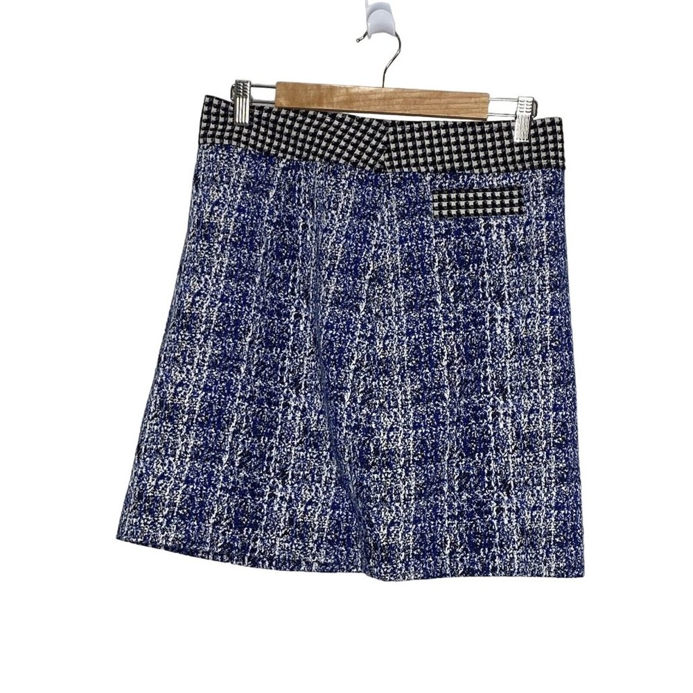 Cabi Women’s Mini Skirt Skater Style Blue Size 6